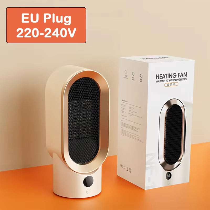 Heater, Warm Air Machine, Household Electric Heater, PTC Ceramic Heating, Energy-Saving Small Indoor Hot Air Machine, Office