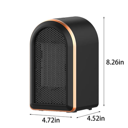 Electric Space Heaters for Indoor Use Space Heater 1200W Heaters Portable with Thermostat Fast Heating Ceramic Room Small Heater with Heating and Fan Modes for Bedroom Office