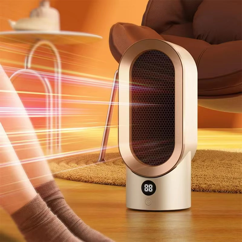 Heater, Warm Air Machine, Household Electric Heater, PTC Ceramic Heating, Energy-Saving Small Indoor Hot Air Machine, Office