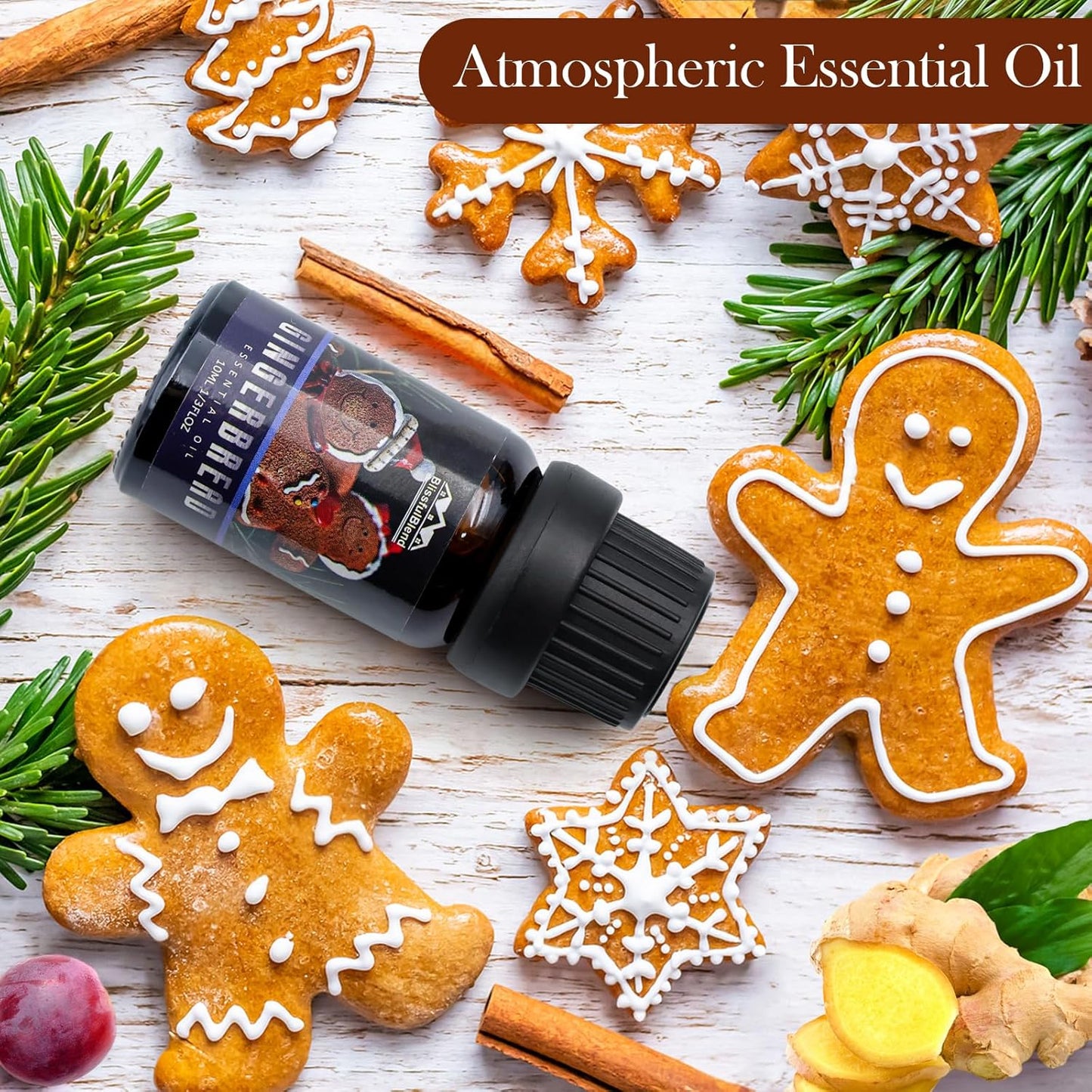 Winter Essential Oils Gifts Set 6 Pack Oil of Winter Essential Oil for Home and Car Care Candle and Soap Making 10ML for Friends and Parents Christmas